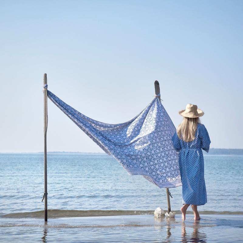 Chamois Paradise duk 150x350 cm navy blue