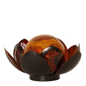 Star Trading Lilly solcellslykta dekoration 482-80 12x24 cm bärnsten