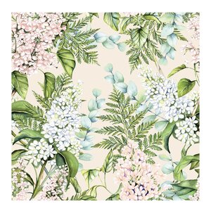 Ambiente Servett 33x33 cm 20-pack Soft Lilacs Cream