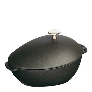 Staub La Cocotte musselgryta 25 cm 2 L Svart