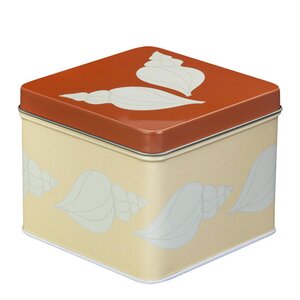 Blafre Snäcka matlåda / förvaringslåda 10x10 cm gul