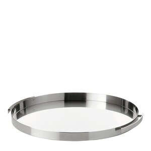Stelton Arne Jacobsen serveringsbricka 33,5 cm stål