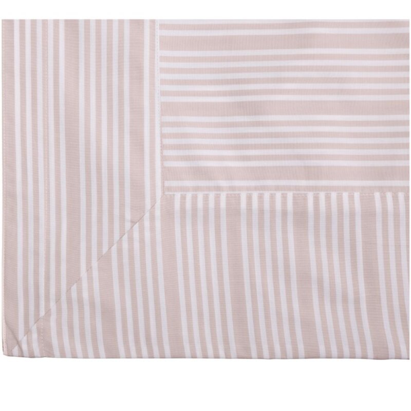 Home by Ilse Jacobsen Bedding Collection bäddset 150x210 cm + 50x60 cm sand beige stripes