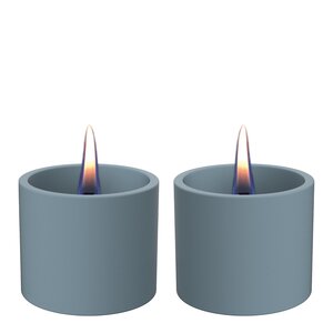 Tenderflame Breeze bordslykta 8 cm 2-pack ljusblå