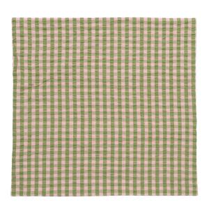 Juna Bæk&Bølge Örngott 63x60 cm Grön/Ljusrosa