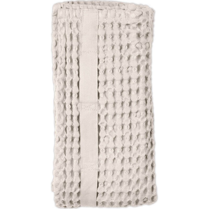 The Organic Company Big Waffle handduk 50x75 cm stone