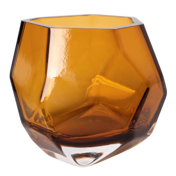 Magnor – Iglo Ljuslykta / Vas 9 cm Warm Cognac