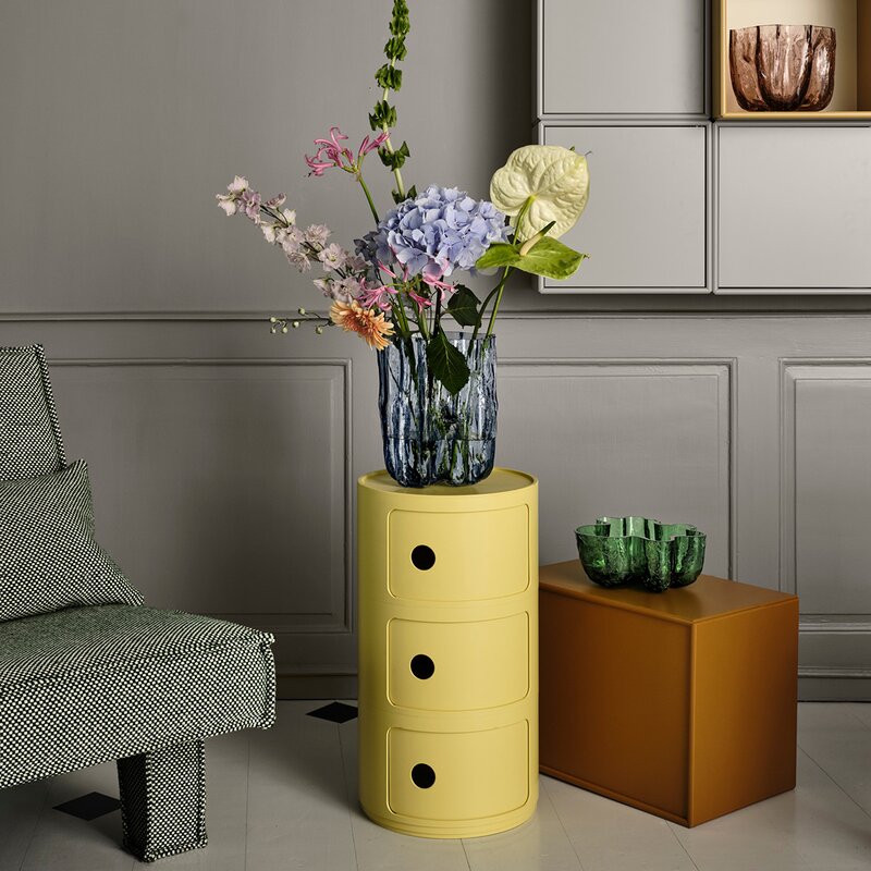 Kosta Boda Crackle Skål 10,5 cm Grön