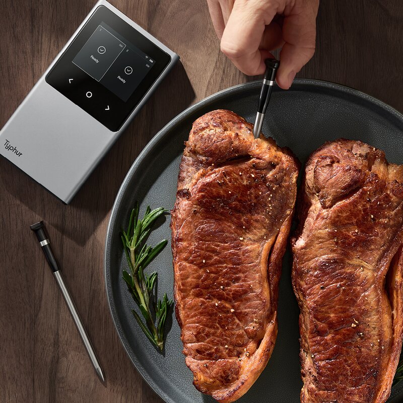 Thyphur Typhur Sync Dual trådlös stektermometer silver/svart