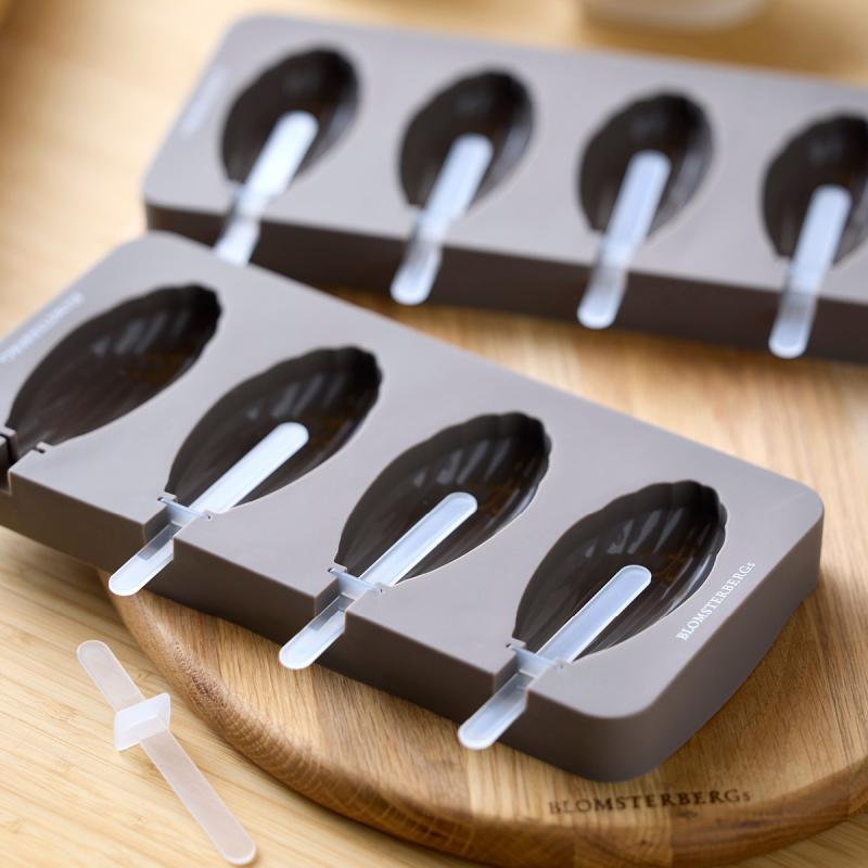 Blomsterbergs Isglassform Madeleine Silikon 4-pack Latte