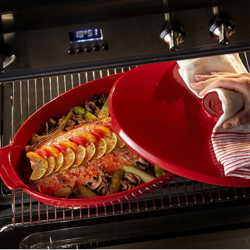 Emile Henry Papillote gryta 0,9 L röd