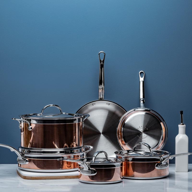 Hestan Copperbond Grytset 10 delar Koppar