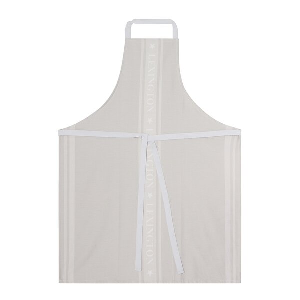 Lexington Icons förkläde stjärna 105×80 cm beige/vit