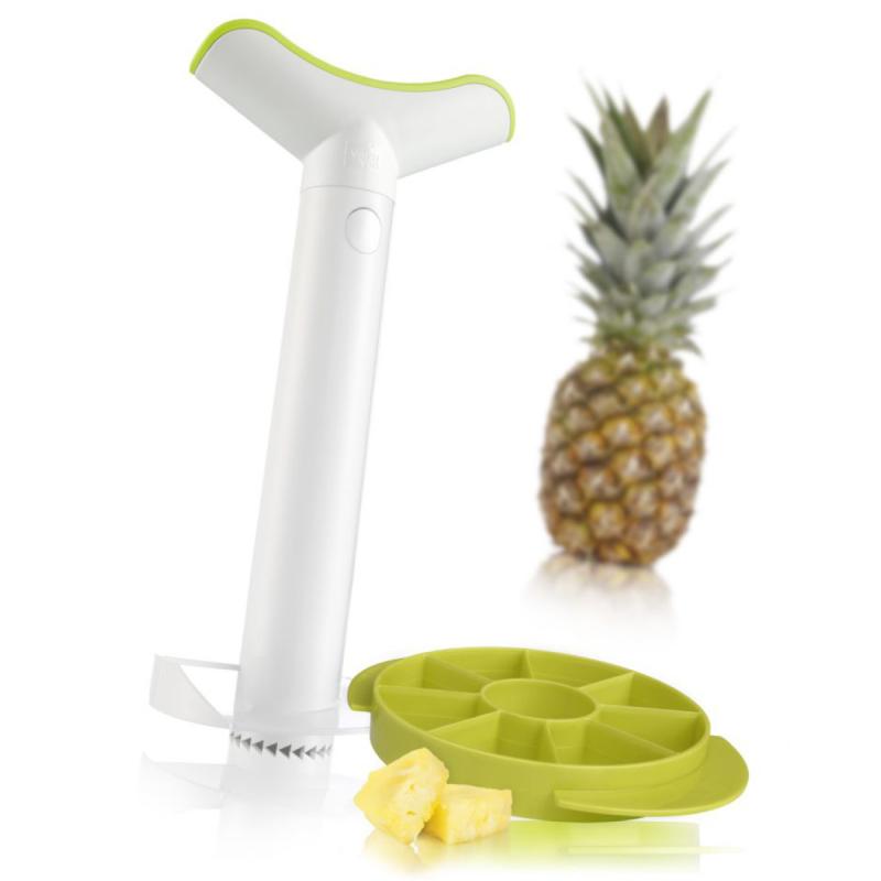 Vacu Vin Ananas Skivare & Delare Vit/Grön