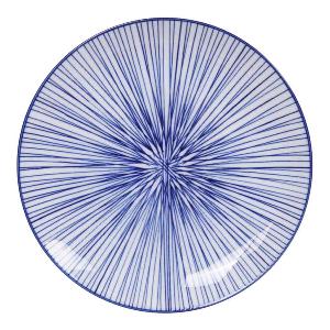 Tokyo Design Studio Nippon Blue Assiett 20 cm Lines