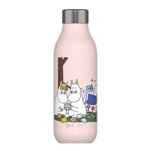 Les Artistes Bottle Up Mumin termosflaska 0,5 L Picknick rosa