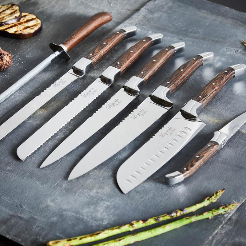 Laguiole by Haws Knivset 7 delar wengé