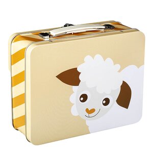 Blafre Lamm plåtväska 16x19 cm gul