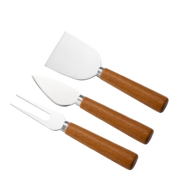 Oleda Ostkniv 3-pack Akaciaträ