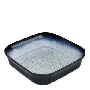 Denby Halo fyrtkantig ugnsform 24x24 cm grå/svart