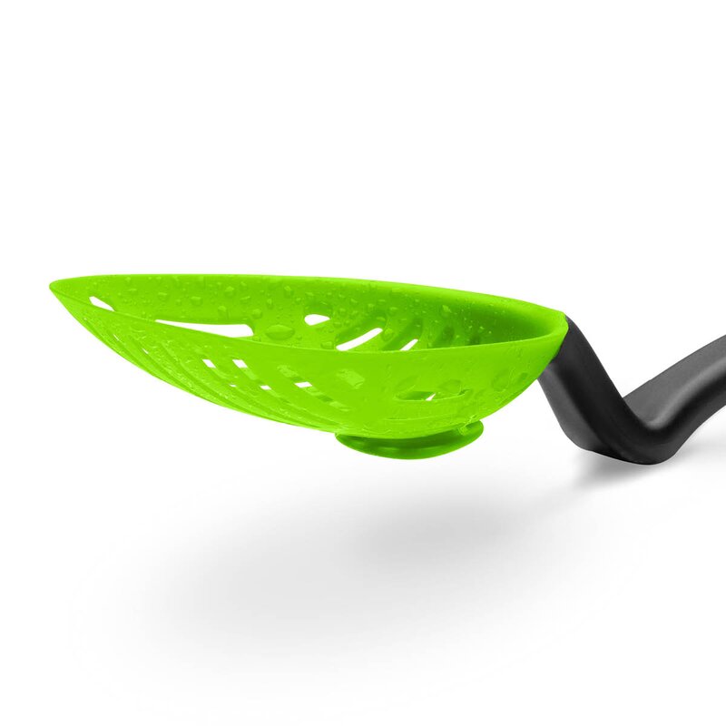 Dreamfarm Hålslev med vinklat skaft 28,8 cm grön