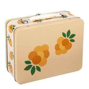 Blafre Hjortron plåtväska 16x19 cm gul