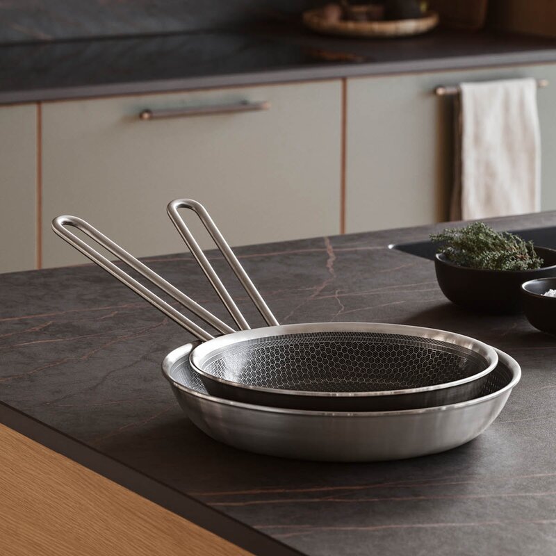 Eva Trio Multi Mosaic stekpanna 2 delar 24x28 cm keramisk beläggning