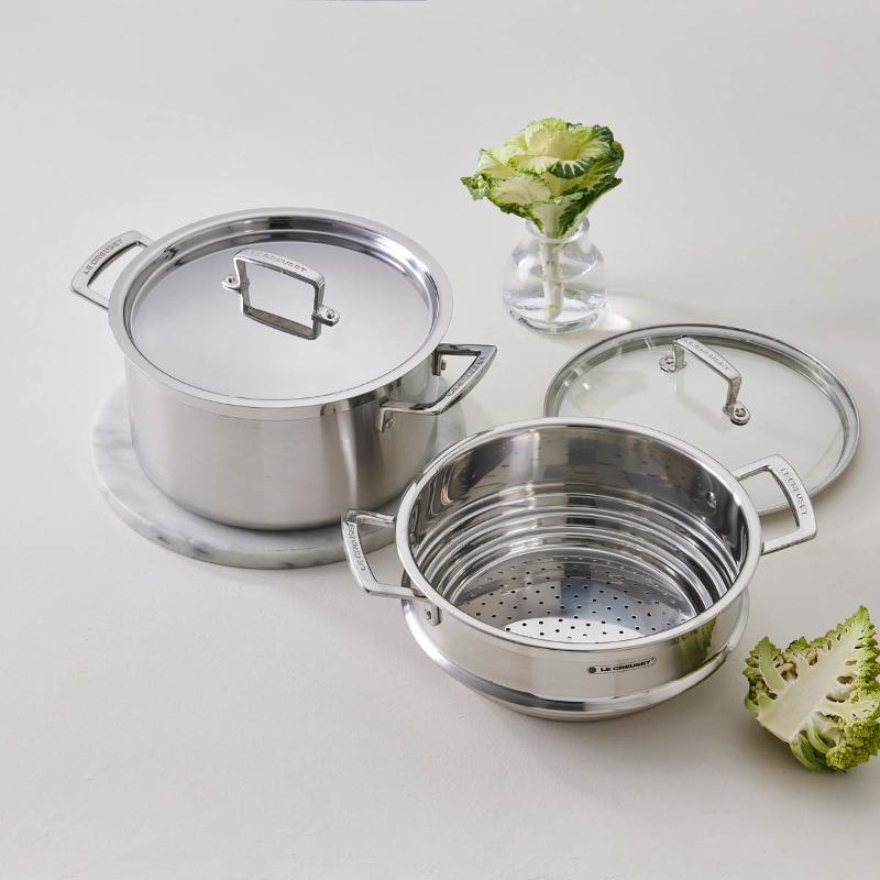 Le Creuset 3-Ply Gryta med lock 24 cm 6 L