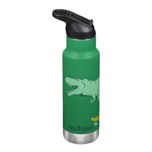 Klean Kanteen Kid Classic Narrow termosflaska 0,35 L med sportlock Dino Skate