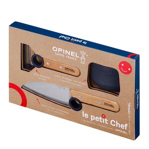 Opinel Le Petit Chef knivset för barn blå