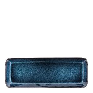 Bitz Serveringsfat Rektangulärt 39x14 cm Blå/Svart