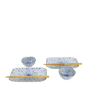 Tokyo Design Studio Fukusumi Tokusa sushi presentset 6-pack