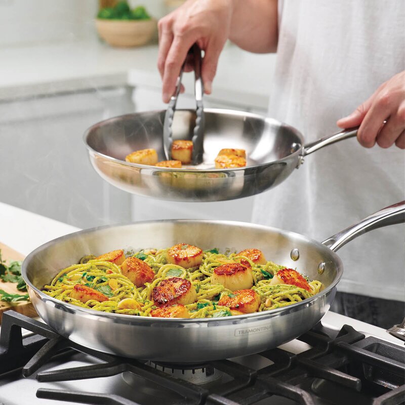 Tramontina Grano stekpanna 2 delar 25+30 cm stål
