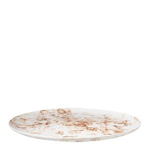 Stiernholm Effect tallrik 26 cm brun/vit