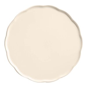 Emile Henry Madeleine serveringsfat runt 31x31 cm Cream