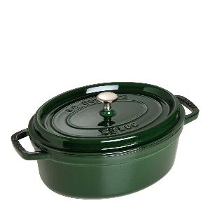 Staub La Cocotte gryta 4,2 L oval Basil Green