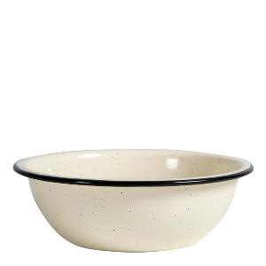 Sagaform Doris Emaljskål 16 cm Beige