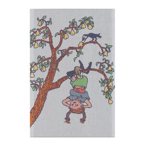 Ekelund Pippi kökshandduk 40x60 cm Uppochner