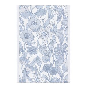 Ekelund Havsblom handduk 35x50 cm blå