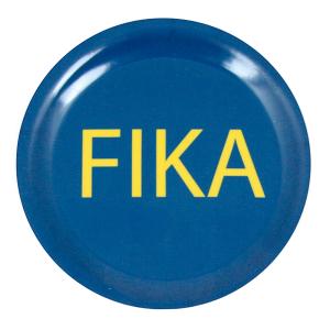 Citronelles Fika Glasunderlägg 10,5 cm Blå/Gul