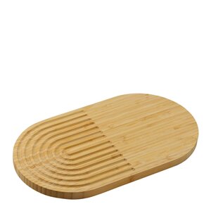 Kesper Skär- och serveringsbräda 20x35x1,5 cm bambu