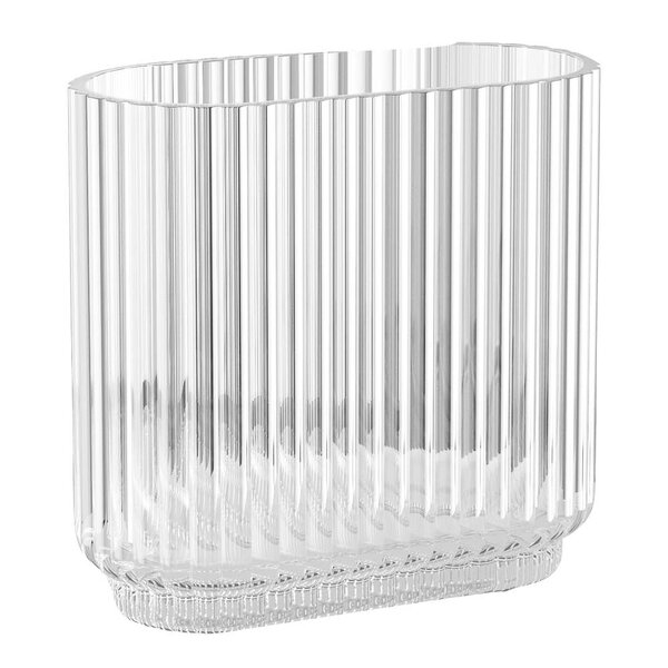 Georg Jensen Bernadotte vas oval 16 cm glas