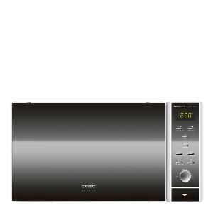 Caso Mikrovågsugn MCG25 Ceramic Chef silver/svart