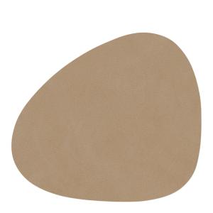 LIND DNA Nupo Curve Glasunderlägg 11x13 cm Nougat