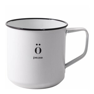 Sögne Home Emaljmugg 35 cl Pause 
