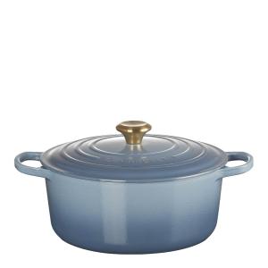 Le Creuset Signature Gjutjärnsgryta rund 28 cm 6,7 L Chambray
