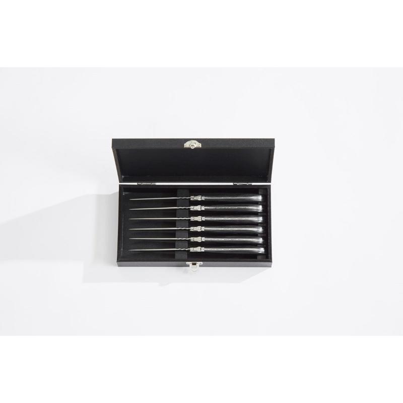 Laguiole by Haws Grillkniv 6-pack ibenholt svart