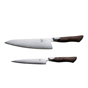 Ryda Knives A30 gåvoset 2 delar kockkniv & allkniv valnöt/stål