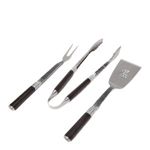 Satake Kuro BBQ set 3 delar brun/rostfri