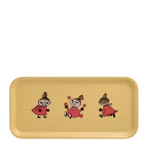 Muurla Mumin bricka 27x13 cm Retro Lilla My gul